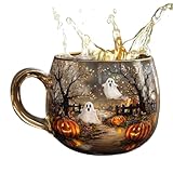- Kaffeetassen, Pappbecher, Bemaltes Muster Süßer Kaffeetasse Für Heißes Wasser Tee Kalte Getränke Getränk Reise Nach Hause Küche Kinder Jugend Erwachsene Party Ba