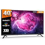 TD Systems - 40 Zoll Full HD Smart TV, Android GTV 14, HD DVB-T2/C/S2 Television, Modell 2025, Fernseher mit 2 Jahren Garantie - PRIME40C21GLE