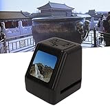 Filmscanner, Negativscanner, kompakter Diascanner, 5,1 cm Display für Negative in Schwarz und Weiß, Film- und Diascanner 135 126 110, 8 mm Film