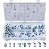 CCLIFE Schmiernippel Sortiment M6 M8 M10 110tlg Gerade...