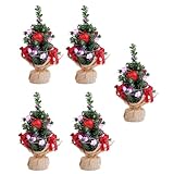 Weihnachtsbaum-Tischdekoration, tragbarer LED-Stern, Weihnachtsbaum-Tischstücke für die Schaffung einer warmen Festivalumgebung