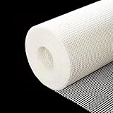 Glasfaservlies Armierungsgewebe Lightweight Fiberglass Stucco Repair Mesh, Plastering Concrete Fiber Mesh Roll - Enhanced Strength and Stability, Strengthening Fiberglass Joint Tape for Cement Board(L