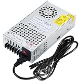 MEISHILE 60V 10A 600W Netzteil Schaltnetzteil, Upgrade Stromversorgung 230V auf 60V, AC to DC Transformator, Universal Spannungswandler, Trafo 230V 220V für LED Licht Streifen, Verstärker, Glühbirne
