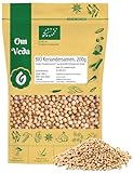 BIO Koriandersamen ganz 200g | Premium Qualität aus biologischem Anbau | Ganze Koriander Samen für Currys, Wokgerichte, Brotgewürz, Chutneys, indische Küche | Vegan, laktosefrei, ohne Zusätze