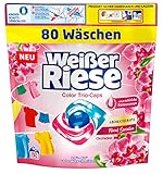 Weißer Riese Color Trio-Caps Aromatherapie Floral Sensation (80 Wäschen), Waschmittel mit Orchidee, Colorwaschmittel mit intensivem Dufterlebnis