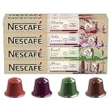 NESCAFÉ Farmers Origins Kaffeekapseln Probierset (4 Varianten), 8 x 10 Kaffeekapseln (80 Kapseln) - Kaffeekapseln für Nespresso Maschinen