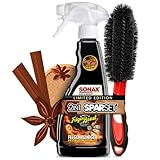 Felgen Reinigungsset | Sonax Felgenbeast Felgenreiniger Sonderedition 500ml + Felgenbürste | Alufelgen Reiniger Set mit Bürste zur effizienten Auto Felgenpflege