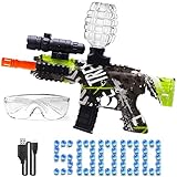 Gel Blasters, Elektrischer Gel Blasters mit 50000 Munition und Schutzbrille für Outdoor-Sportarten und Teamspiele Spielzeug Geschenk für Erwachsene, Ab 12 Jahren