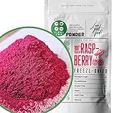 Himbeerpulver Gefriergetrocknet | Roh Fruchtpulver Himbeere | Freeze Dried Fruit Raspberry Powder Himbeeren Smoothie Bowl Pulver | Himbeer Pulver fur Smoothie Gefriergetrocknete Früchte Pulver Zingy