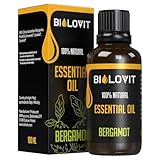 Bilovit Natürliches ätherisches Bergamottenöl, 100% reines Duftöl, Entspannung, Aromatherapie, 100 ml