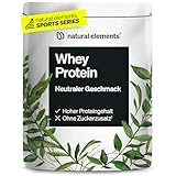 Whey Protein Pulver – Neutral – 1kg – 25g Protein pro Portion – ohne Süßungsmittel, ohne Aromen – hochdosiert – in Deutschland produziert & laborgeprüft