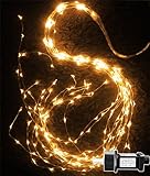 Joysing Lichterschweif 1M 100 LED Lichterbündel mit Strom,...