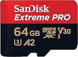 SanDisk 64 GB Extreme PRO microSDXC-Karte + SD-Adapter +...