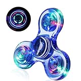 SCIONE Fidget Spinner,Leuchtende Fidget Toys für Kinder LED...