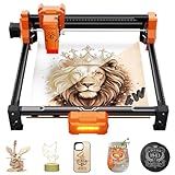 ACMER S2 4W Laser Graviermaschine, 48W Ausgangsleistung Laser Cutter, 300x300mm, 10000 mm/min, Holz Lasergravierer für DIY-Chargenanpassung, Bildung und Unterricht, Modellbau, individuelle Geschenke