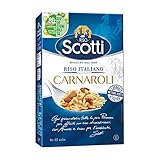 Riso Scotti Carnaroli Risotto Reis (1x 1kg) – Perfektes Al Dente, 100% italienischer Reis