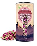 Gourmetia Rosenblüten - Rosentee 100g, getrocknete Rosenknospen von Rosa Damascena in Premium Qualität 100 Gramm