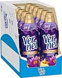 Vernel Aromatherapie Traumhafte Lotusblüte Weichspüler (12x32 Waschladungen), langanhaltender Wäscheduft mit ätherischen Ölen für 24/7 Frische, recycelbare Flasche