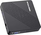 MINIS FORUM Mini PC N40 Lüfterlos 4 GB DDR4 / 64 GB eMMC Intel Celoren N4020 Prozessor Mini Desktop Computer, HDMI- und VGA Anschluss, Dual Band WiFi 2,4+5.0 G, BT, USB 3.0 * 3