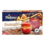 Meßmer Bratapfel | 20 Teebeutel | Glutenfrei | Laktosefrei | Vegan