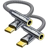 USB C auf 3,5 mm Buchse, Kopfhörer-Adapter, Type C auf AUX-Audiokabel, kompatibel mit iPhone 15/Pro Max/15 Pro/15 Plus Samsung Galaxy S23 S22 S21 Pad Pro 2022/2021/2018 Google Pixel 7/6