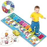 Joyjoz Klaviermatte, Musikmatte mit 8 Instrumenten Sound, Tanzmatte für Kinder,, Spielzeug für Babys, Mädchen, Jungen, Kleinkinder