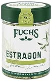 Fuchs Gewürze - Estragon gerebelt - französisches Kraut zur Verfeinerung von Salaten, Sauce Hollandaise oder Rührei - natürliche Zutaten - 10 g in wiederverwendbarer, recyclebarer Dose