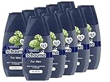 Schauma SCHWARZKOPF Shampoo For Men 2x400ml, 10er Pack (10 x 400 ml)