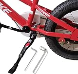 Fahrradständer 16-29 Zoll kinderfahrrad, 4 cm Höhenverstellbarer Kinderfahrrad Ständer, Fahrrad Seitenständer für 16' 18' 20' 22' 24' 26' 29' Mountainbike, Rennrad, Sportfahrrad, Cityrad (16-20 ZOLL)