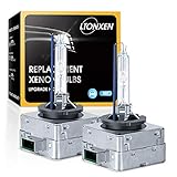 LTONXEN D3S Xenon 8000K Brenner, 12V 35W Kalt blau Auto Scheinwerferlampe HID Entladungs Lampe Ersatz Kit (2 Stück)