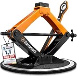 Hansewerk® Wagenheber Scherenwagenheber 2t mit schützender Gummiauflage inkl. Ratsche geeignet für alle PKW inkl. SUV (Basic)