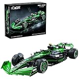 CADASpaß CADA C64010W Technik Auto für Kick Sauber F1 Team C44 Rennauto, 2553 KIemmbausteine Rennwagen Modell, im Maßstab 1: 8 Bausatz