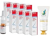NASENSPRAY 0,1% AL Quartalvorrat 8 x 10 ml inkl. einer hochwertigen Handcreme Marke Faar-Apo – abschwellend bei Schnupfen, verstopfter Nase & Nasennebenhöhlenentzündung – für Erwachsene & Kinder ab 6
