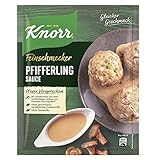 Knorr Feinschmecker Pfifferling Sauce leckere hellbraune Soße ohne geschmacksverstärkende Zusatzstoffe 250 ml 1 Stück