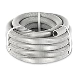 REV ISO-Rohr für Elektroinstallation, Kabelrohr EN25 flexibel 25m 320N/5cm, -5°C bis +60°C, grau