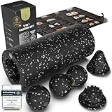 M.S.Lemberg® 5in1 Faszienrolle Set inkl. Faszienball, Duoball, Triggerpunkt Drücker, Trigger Twist, A3 Poster - Faszien Foam Roller Massage Rolle für Wirbelsäule Rücken Nacken Beine Yoga Pilates