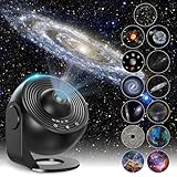 Mexllex Sternenhimmel Projektor, Projektor Lampe Sternenhimmel für Schlafzimmer, 13 Planeten Discs, LED Sternenhimmel Projektor für Kinder Erwachsene/Schlafzimmer/Party/Decke