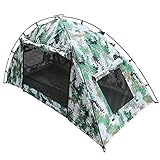 wasserdichte Campingzelte, ultraleichtes Camouflage-Rucksackzelt, Pop-Up-Tunnelzelt für 1–2 Personen, Strandmuschel, Anti-Staubschutz, für Reisen, Strand-BBQ Safehappy