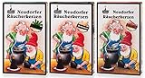 Huss - Neudorfer Räucherkerzen 3er Pack - Klassische Mischung - Weihrauch, Sandel, Tanne - Die Intensiven (3 x 24 Stück)