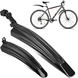 Fahrrad Schutzblech Set 20-26 Zoll Verstellbarer Spritzschutzset Vorne Hinten Schmutzfänger MTB Quick Release Befestigung Steck Kotflügel zum Schutz vor Spritzwasser Schmutz für Mountainbike Citybike