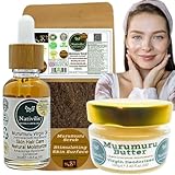 Nativilis Murumuru Collection Oil – Butter – Peeling (Astrocaryum murumuru) Amazonischer Regenwald – Haut-Haarpflege – natürliche Feuchtigkeitscreme – weniger krauses Haar – verstopft Ihre Poren nicht