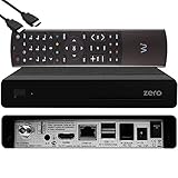 VU+ Zero HW Version 2-1x DVB-S2 Full-HD Sat Tuner E2 Linux Receiver, YouTube, Satellit Receiver mit Aufnahmefunktion, Kartenleser, Media Player, USB, EasyMouse HDMI-Kabel, schwarz