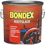 Bondex Bootslack Farblos 2,5 L für 32,5 m² | Intensiver Schutz vor Wasser, Sonne und Hitze | Sehr hoher Wetter- und UV-Schutz| Extrem strapazierfähig | Hochglänzend | Bootsfarbe | Yachtlack