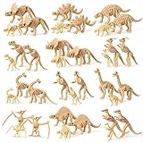 36 Stück Dinosaurier Fossil Skelette, sortierte Figuren Dino Knochen für Wissenschaft spielen Dino Sand Dig Dinosaurier Geschenke für Dinosaurier Themed Geburtstag Weihnachten Thanksgiving Party Favor