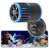 Aquarium Strömungspumpe, Wave Maker Pumpe, Aquarium Umwälzpumpe mit Starker Magnet Saugbasis, 360 Grad Drehbarer Tauchkopf 7000lph 10w Ultra-Leise Aquarium Wellenpumpe für Meerwasser Süßwasser