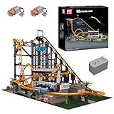 Mould King 11012 Technik Achterbahn Ferngesteuert Modell Bausatz Geschenk, Erwachsene Kinder Spielzeug STEM