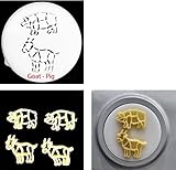 Farm Shape Kids Pasta Maker Farm Pasta Noodles Disc for Kids Electric Philips Pasta Maker Attachments Machine Automatic Pasta Maker Kitchen Appliances Accessory Kit (Goat & Pig - 2 in 1)