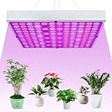 Mingfuxin 2024 Pflanzenlampe LED Vollspektrum, 45W LED Vollspektrum Pflanzenlicht, UV & IR Dasiy Chain Funktion Grow Light Grow Lampe Cannabis für Zimmerpflanzen, Gemüse, Blume (45W)