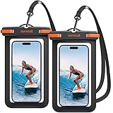 Lamicall wasserdichte Handyhülle, Unterwasser Handytasche - [2 Stück] IPX8 Wasserfeste Hülle für Schwimmen, Waterproof Phone Case für iPhone 16 15 14 13 12 Pro Max, Sumsung, Smartphone bis zu 7 Zoll