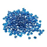 VEVOR Feuerglas, 9 kg hochtemperaturbeständige Glassteine, 25,4 mm reflektierende Feuerstellen-Glasperlen, Feuerstelle Glasfelsen, Kaminglas, Feuerkristall, Feuerperlen, für Kamin, Karibikblau